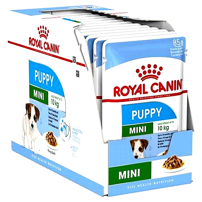 Do you mix Royal Canin puppy food with water?