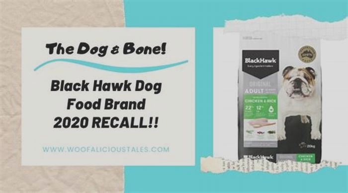 Is there a recall on Black Hawk dog food?