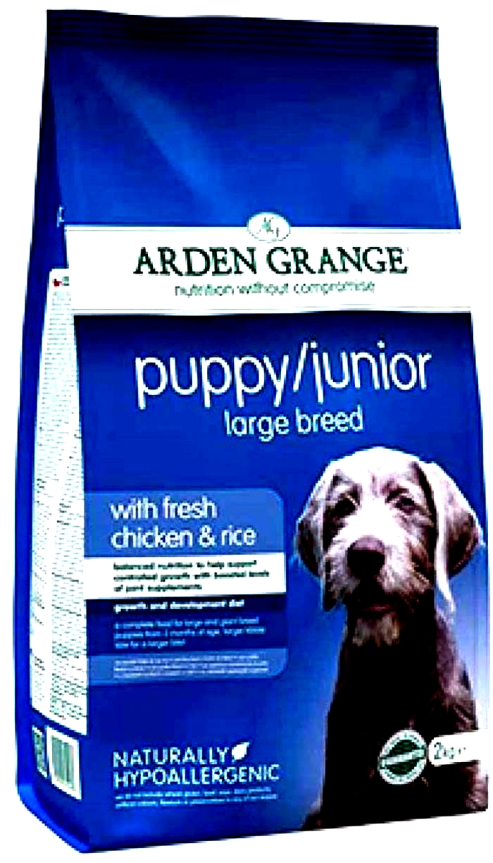 What are the ingredients in Arden Grange puppy food