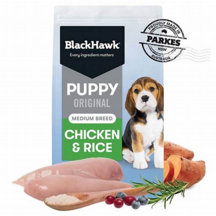 Where is Black Hawk puppy food made?