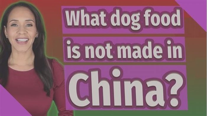 Which dog foods are not made in China?